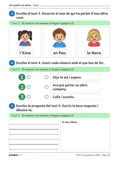 Pàgina 2 de 3: Ara parla un altre