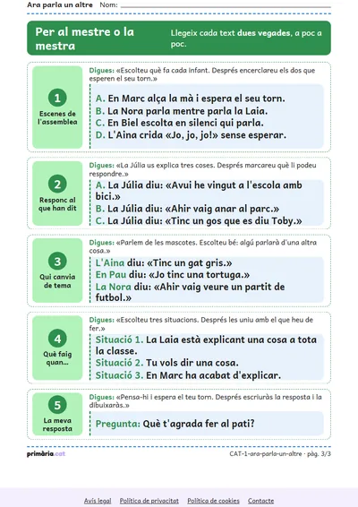 Pàgina 3 de 3: Ara parla un altre