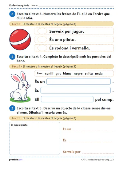 Pàgina 2 de 3: Endevina què és
