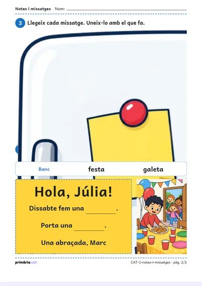 Pàgina 2 de 2: Notes i missatges