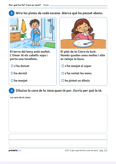 Pàgina 2 de 2: Per què ho fa? Com es sent?