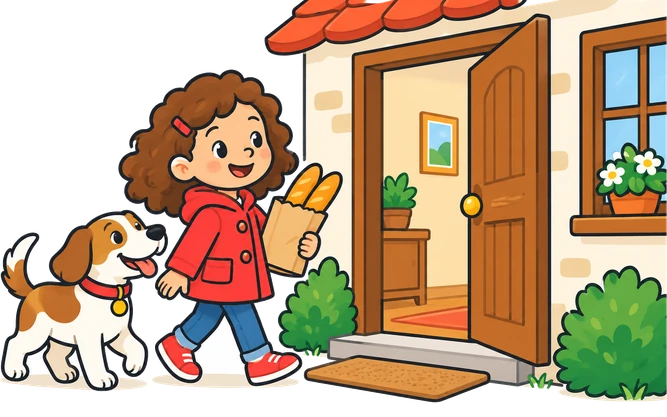 La Mireia arriba a casa
