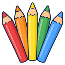 Un ventall de llapis de colors.