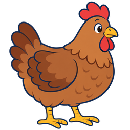 Una gallina