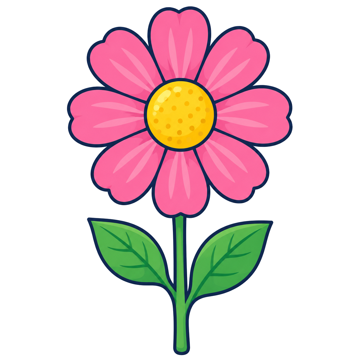 Una flor rosa