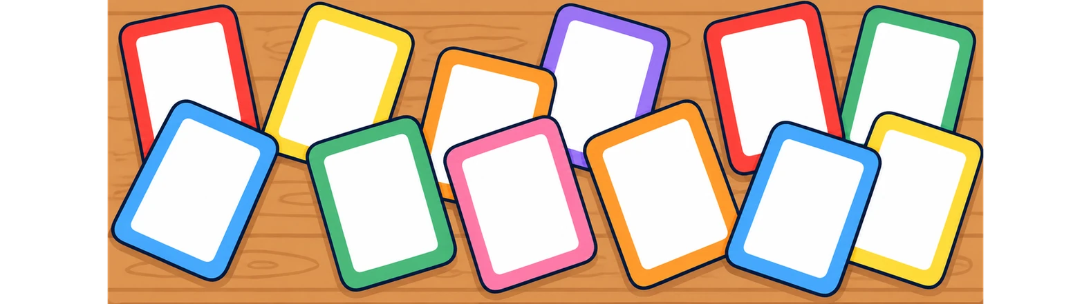 Cartes de joc escampades