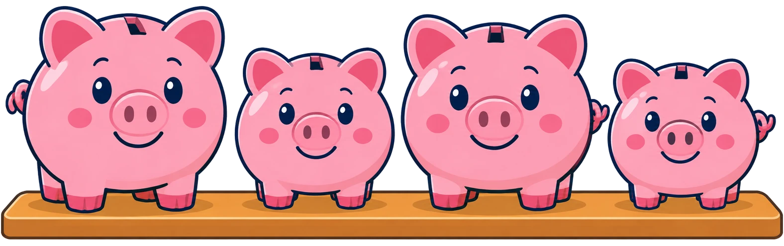Quatre guardioles de porc