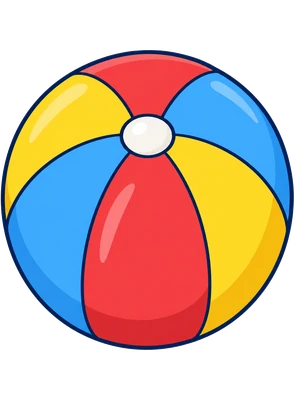 Una pilota de colors