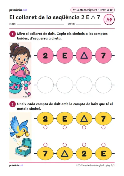 Pàgina 1 de 2: El collaret de la seqüència 2 E △ 7