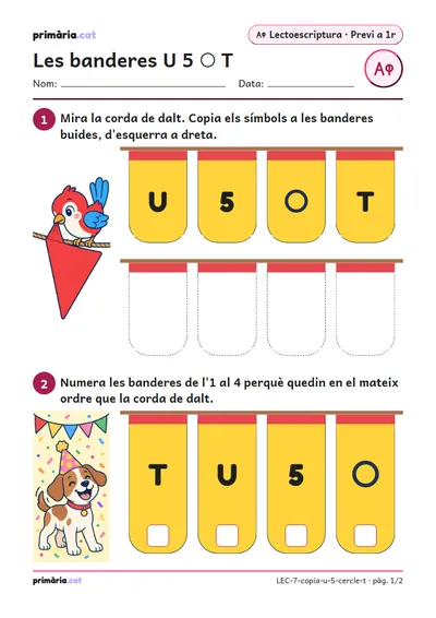 Pàgina 1 de 2: Les banderes U 5 ○ T