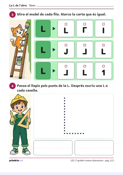 Pàgina 2 de 2: La L de l'obra