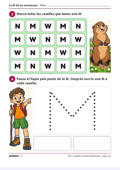 Pàgina 2 de 2: La M de les muntanyes