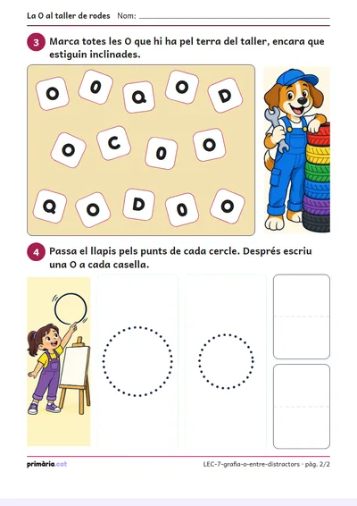 Pàgina 2 de 2: La O al taller de rodes