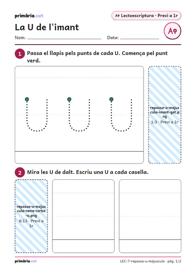 Pàgina 1 de 2: La U de l'imant