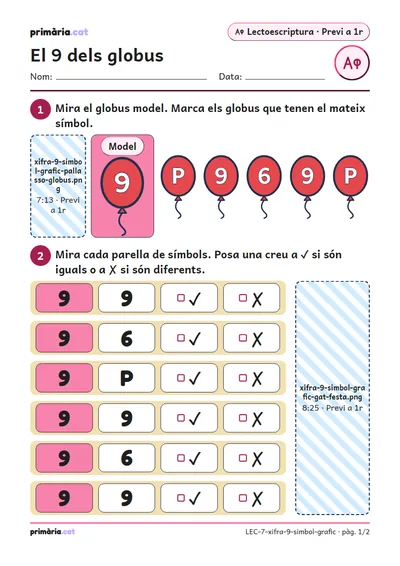 Pàgina 1 de 2: El 9 dels globus