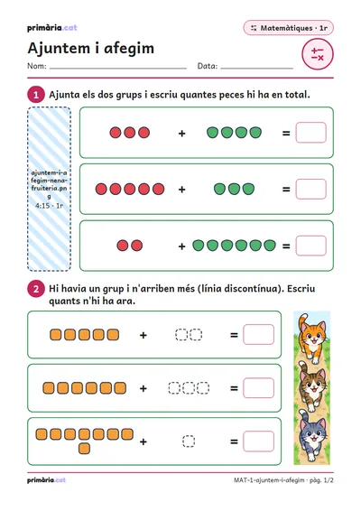 Pàgina 1 de 2: Ajuntem i afegim