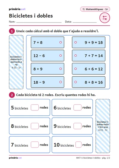 Pàgina 1 de 2: Bicicletes i dobles