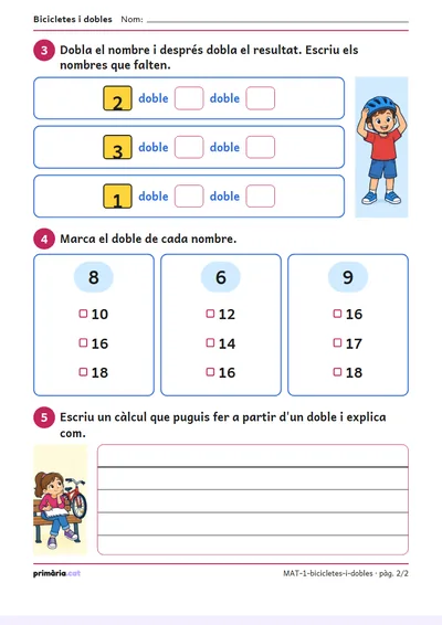 Pàgina 2 de 2: Bicicletes i dobles
