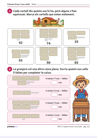 Pàgina 2 de 2: Caixes d'ous i ous solts