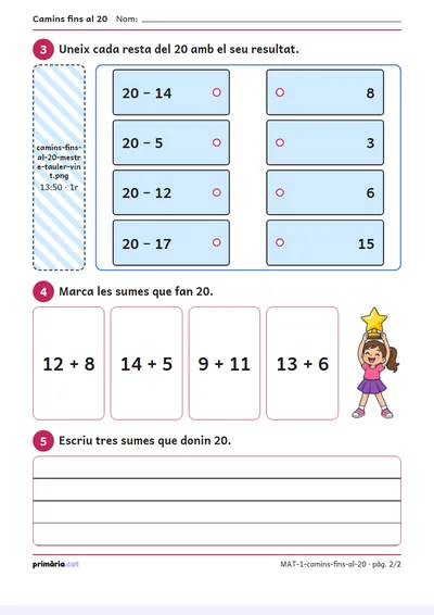 Pàgina 2 de 2: Camins fins al 20