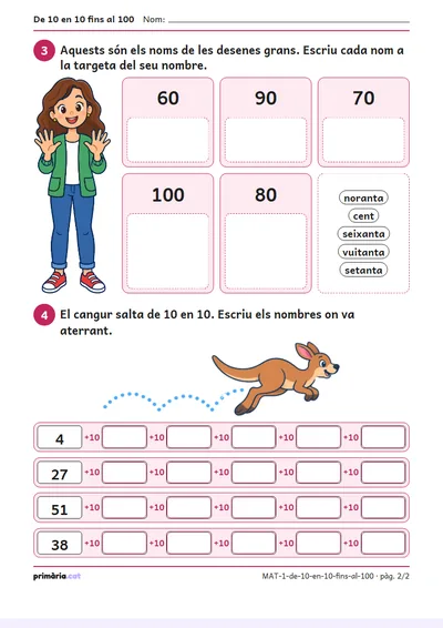 Pàgina 2 de 2: De 10 en 10 fins al 100