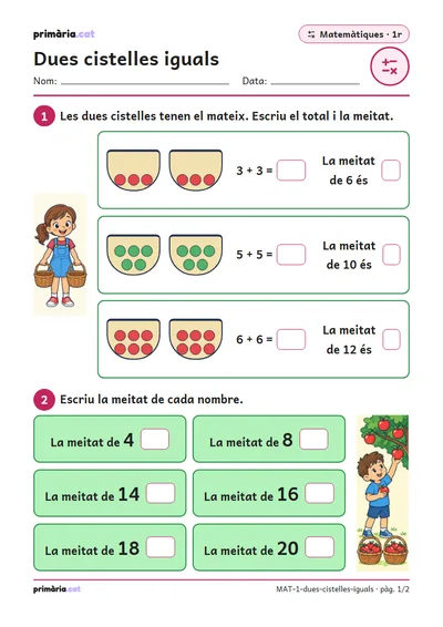 Pàgina 1 de 2: Dues cistelles iguals