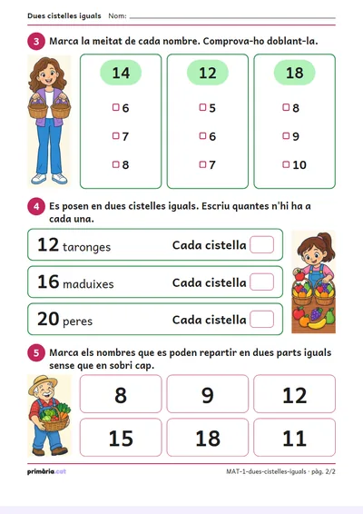 Pàgina 2 de 2: Dues cistelles iguals