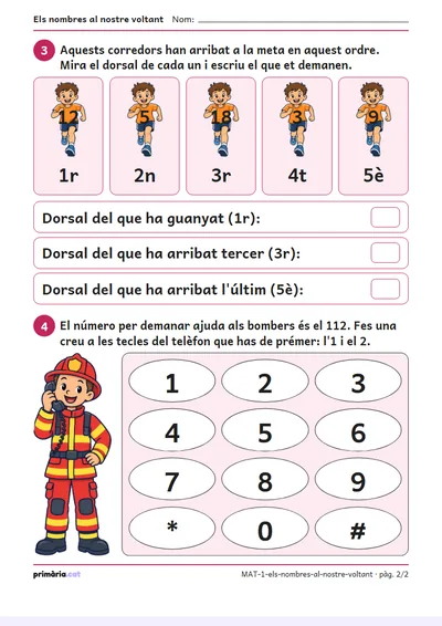 Pàgina 2 de 2: Els nombres al nostre voltant