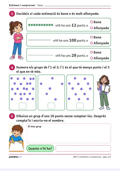 Pàgina 2 de 2: Estimem i comprovem