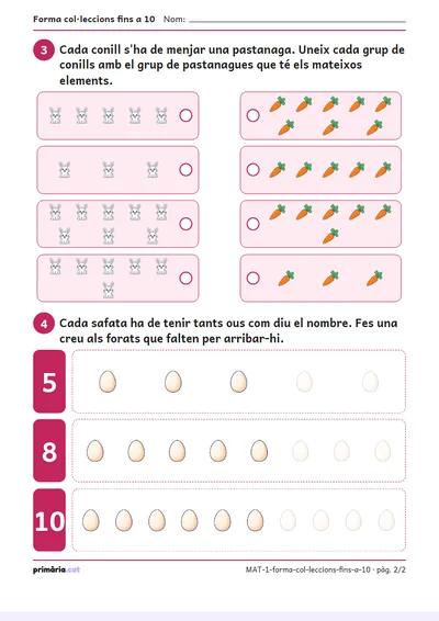 Pàgina 2 de 2: Forma col·leccions fins a 10