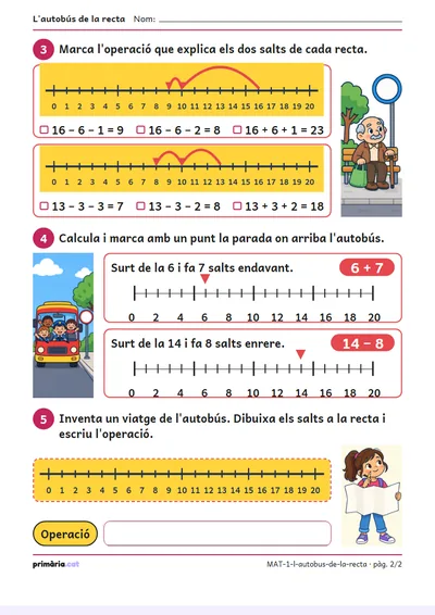 Pàgina 2 de 2: L'autobús de la recta