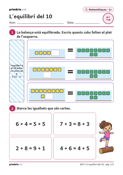 Pàgina 1 de 2: L'equilibri del 10