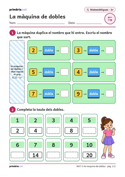 Pàgina 1 de 2: La màquina de dobles