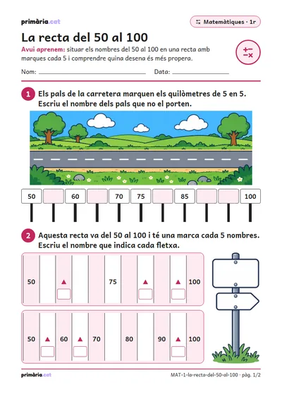 Pàgina 1 de 2: La recta del 50 al 100