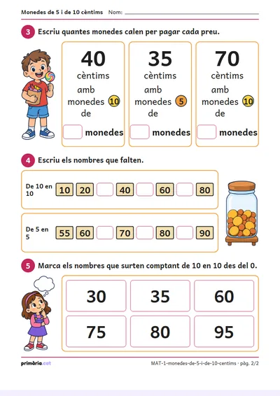 Pàgina 2 de 2: Monedes de 5 i de 10 cèntims