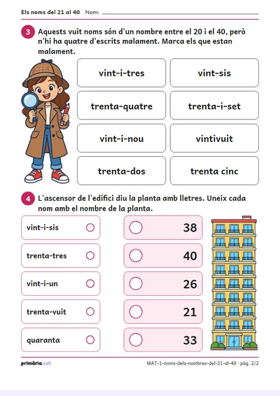 Pàgina 2 de 2: Els noms del 21 al 40