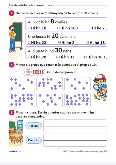 Pàgina 2 de 2: Quantes n'hi ha, més o menys?