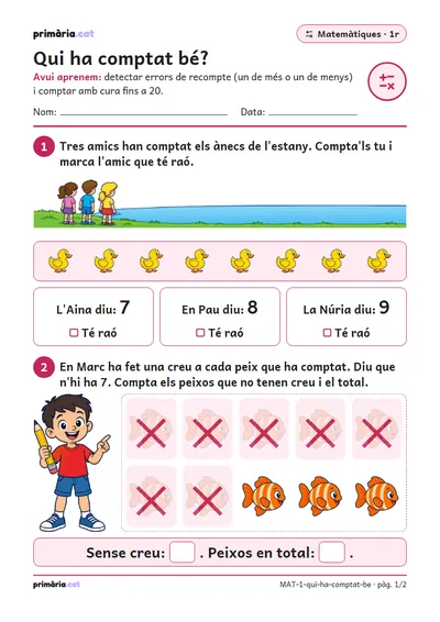 Pàgina 1 de 2: Qui ha comptat bé?
