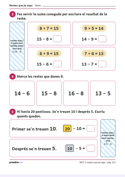 Pàgina 2 de 2: Restes que ja saps