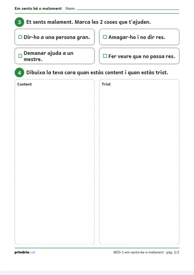 Pàgina 2 de 2: Em sento bé o malament