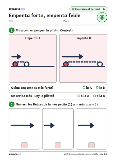 Pàgina 1 de 2: Empenta forta, empenta feble