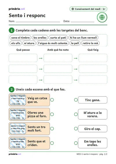 Pàgina 1 de 2: Sento i responc
